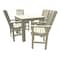 Highwood Usa Lehigh 5pc Square Counter Height Outdoor Patio Furniture Dining Set AD-CNL44-WAE - alternate 1